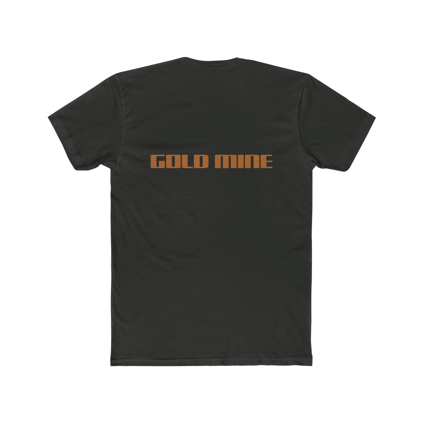 ‘Gold Mine’ Graphic Unisex Cotton Crew Tee - Stylish Vintage Vibes