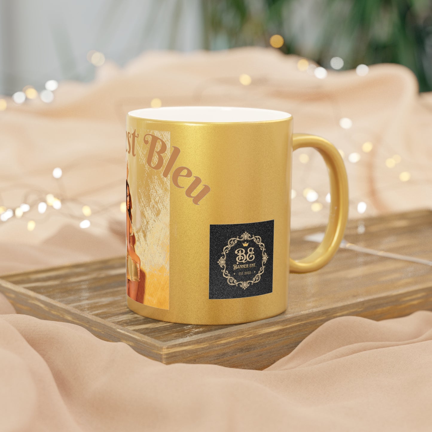 ‘Gold Mine’ Mug - Metallic Gold Coffee Cup
