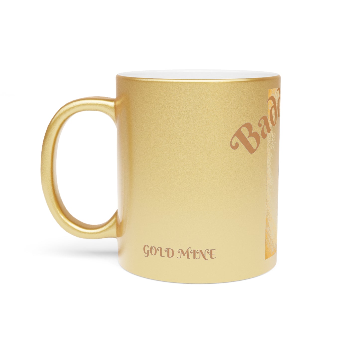 ‘Gold Mine’ Mug - Metallic Gold Coffee Cup